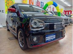 アルトターボRS ベースグレード ターボ・4WD・ケンウッドメモリーナビフルセグテレビ・バックモニター・CD・DVD・Bluetooth・衝突軽減ブレーキ・横滑り防止装置・アイドルストップ・シート・ミラーヒーター・パドルシフト 中古車画像