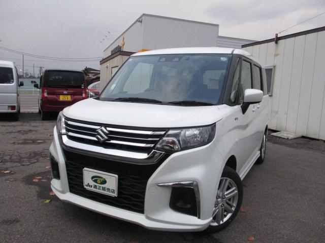 ソリオ(スズキ) ハイブリッドＭＸ　エアＢ　ＡＢＳ　Ｂカメラ　ナビ　ＥＴＣ　ドラレコ　横滑り防止装置　衝突被害軽減ブレーキ　レーンアシスト　片側ＰＳＤ 中古車画像