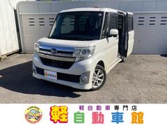 タント カスタムX スマートセレクションSA 4WD 片側パワースライド スマートキー アイドリングストップ CD ミラーヒーター 誤発進抑制装置 横滑り防止装置 中古車画像