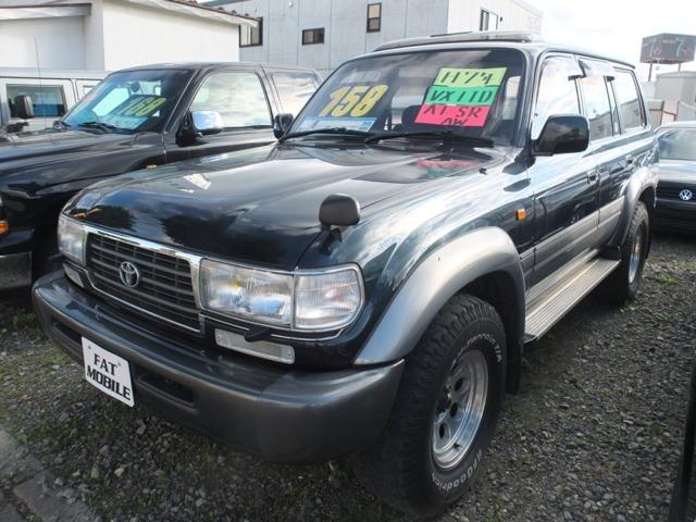 トヨタ ランドクルーザー８０ｖｘリミテッド ディーゼルターボ ４ｗｄ サンルーフの中古車 車体価格158万円 1995 平成7 年式 走行17 8万キロ 車体色ｄグリーンｉｉ 北海道北海道帯広市西３条南１５丁目８ 有 ファットモービルの在庫 グーネット中古車