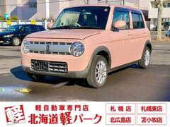 アルトラパン G 衝突被害軽減ブレーキ スマートキー プッシュスタート 純正オーディオ CD ラジオ シートヒーター 社外アルミホイール ハロゲンヘッドライト 横滑り防止 フルタイム4WD 中古車画像