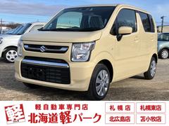 ワゴンR FX 届出済み未使用車 デュアルカメラブレーキサポート スマートキー プッシュスタート オートライト クリアランスソナー オートハイビーム シートヒーター ハロゲンヘッドライト フルタイム4WD 中古車画像