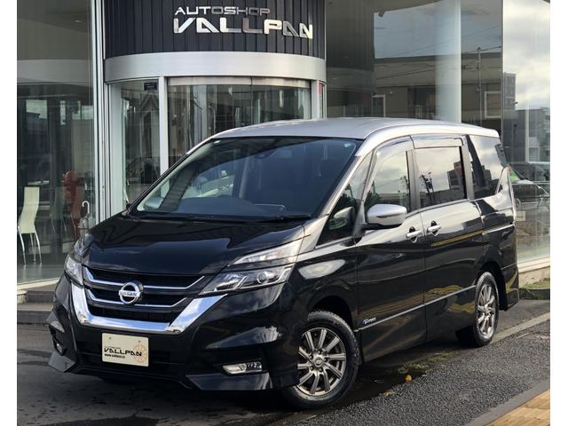 セレナ ハイウェイスター　プロパイロットエディション　４ＷＤ　禁煙車　寒冷地仕様　プロパイロット　インテリジェントエマージェンシーブレーキ　両側パワースライドドア　左側ハンズフリーオートスライドドア　デュアルバックドア　クリアランスソナー　オートライト（1枚目）