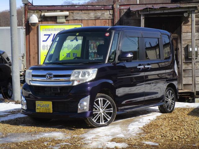 タント(ダイハツ) カスタムＲＳ　ＳＡ　４ＷＤ　ターボ　ＳＤナビ・ＴＶ　Ｂカメラ　フリップダウンモニター 中古車画像