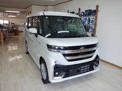 スズキ　スペーシアカスタム　ハイブリッドＧＳ　４ＷＤ　室内展示車　左電動スライドドア