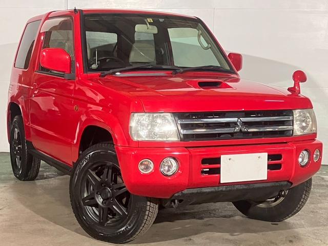 三菱 パジェロミニ ＶＲ　４ＷＤ　ターボ　社外１５インチアルミホイール