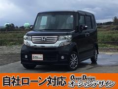 N-BOXカスタム G・Aパッケージ 検R9/3 本州仕入 両側スライドドア フラットシート 社外アルミ プッシュスタート キーレス スマートキー スマートブラック 中古車画像