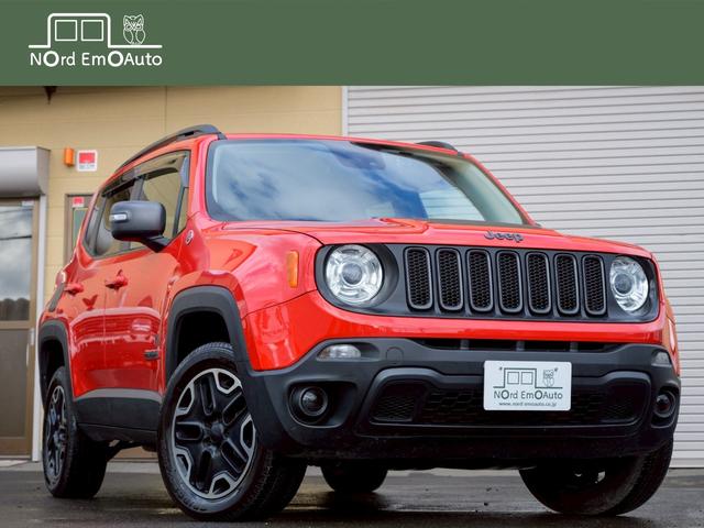 ジープ・レネゲード(ジープ) トレイルホーク・ビーツ・エディション　／特別限定車２００台／ビーツエディション専用スピーカー／フィレンツェレッド／４ＷＤ／９速ＡＴ／ウィンカーミラー／純正Ｂｌｕｅｔｏｏｔｈ／Ｒカメラ／レーンキープアシスト／純正ドライブレコーダー／ 中古車画像