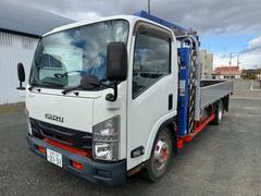 エルフトラック  ◎3.5t ◎ワイド・ロング ◎4段ラジコンクレーン◎ハイジャッキアウトリガー ◎荷台内寸法 長さ430 幅208 高60cm ◎3方開アルミアオリ ◎リヤアウトリガー(手動)◎アルミブリッジ付 中古車画像