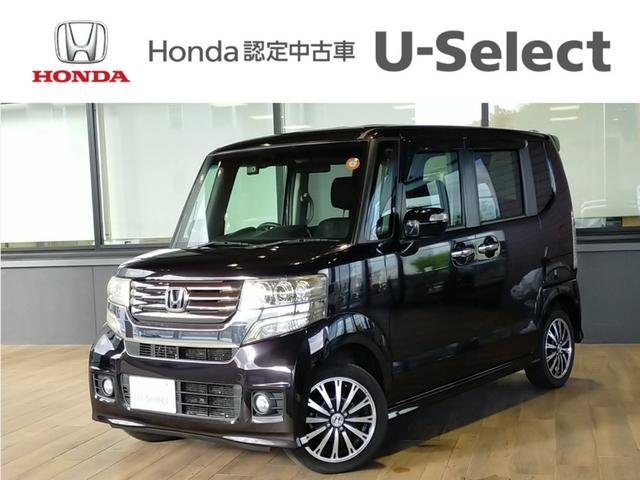 N−BOXカスタム(ホンダ) G・ターボAパッケージ Bluetooth−DVD対応ワンセグナビ/3モードバックカメラ/ETC/L 中古車画像
