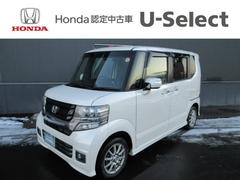 N-BOXカスタム GSSブラックスタイルパッケージ Bluetooth-DVD対応フルセグナビ/バックカメラ/ETC/両側電動スライドドア/HIDヘッドライト/ステアリングリモコン/前後ドライブレコーダー/リモコンエンジンスターター/夏冬タイヤセット 中古車画像