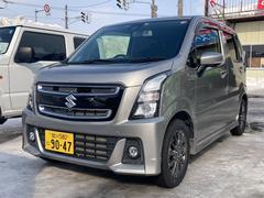 スズキ　ワゴンＲスティングレー　ハイブリッドＴ　４ＷＤ　ＥＴＣ　全周囲カメラ