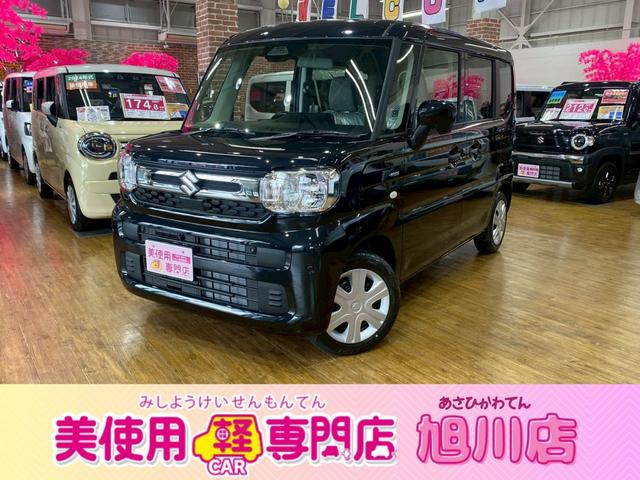 ハイブリッドＧ　４ＷＤ　全方位カメラ付きナビゲーション　ＡＢＳ　オートエアコン　スライドドア　アイドリングストップ　スマートキー　運転席・助手席シートヒーター　プッシュスタートボタン　クリアランスソナー　ベンチシート