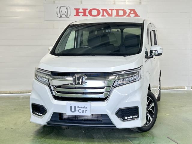 ステップワゴンスパーダ スパーダホンダセンシング　車検整備付　純正９インチナビ　ドラレコ　フルセグ　リアカメラ　ＥＴＣ（1枚目）