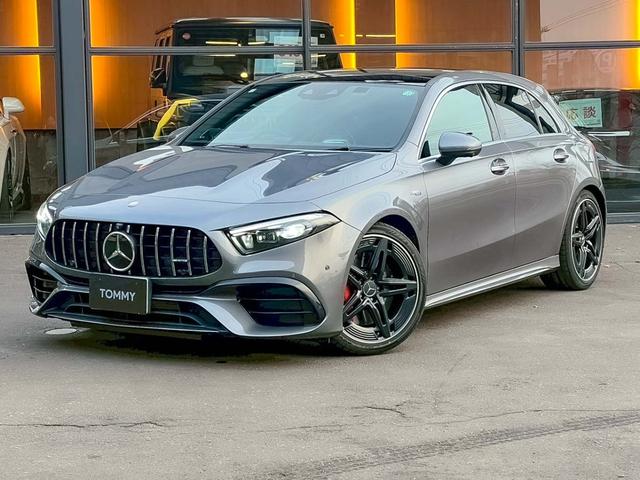 Ａクラス(AMG) Ａ４５　Ｓ　４マチック＋　ブルメスター　サンルーフ　本革シート　全周囲カメラ　４マチック＋　ＥＴＣ２．０　Ｆパワーメモリー＆シートヒーターアンビエントライト　ＬＥＤ　ＨＵＤ　ＢＳＭ　ＡＭＧ１９インチＡＷ　２４５／３５ＺＲ１９ 中古車画像