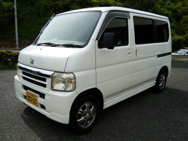 バモス(ホンダ) Ｍ　フルタイム４ＷＤ　キーレス　ＣＤデッキ　ドアバイザー 中古車画像