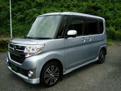 タント カスタムX パワースライドドア アイドリングストップ 15インチアルミ スマートキー キセノンライト 取説 スペアキー プライバシーガラス プッシュスタート 中古車画像