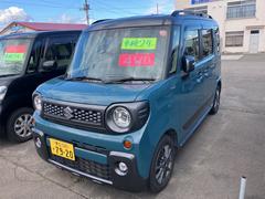 スペーシアギア ハイブリッドXZ 4WD ドライブレコーダー ETC 両側電動スライドドア ナビ TV クリアランスソナー オートクルーズコントロール レーンアシスト 衝突被害軽減システム オートライト LEDヘッドランプ 中古車画像