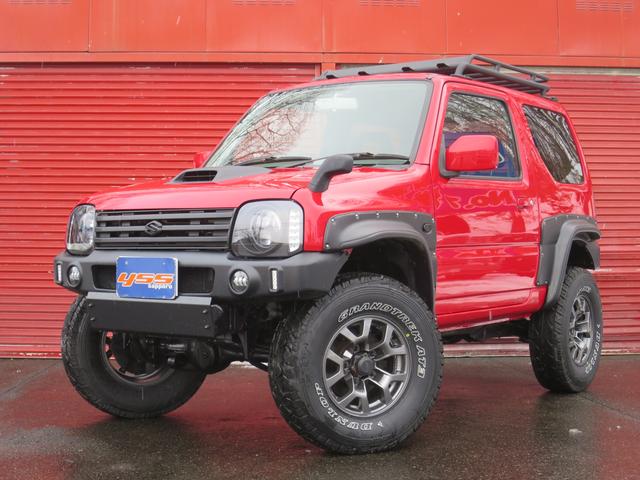スズキ ジムニーワイドｊｚ ４ｗｄ リフトアップ 全塗装の中古車 車体価格99 9万円 1998 平成10 年式 走行6 6万キロ 車体色レッド 北海道 札幌市清田区清田４条４ ２３４ ７ 株式会社 ｙｓｓ札幌の在庫 グーネット中古車