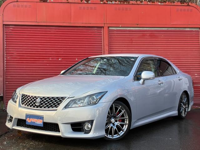 クラウンアスリート（トヨタ）アスリートｉ−Ｆｏｕｒ　スペシャルナビＰ　車高調ローダウン　社外１８ＡＷ 中古車画像