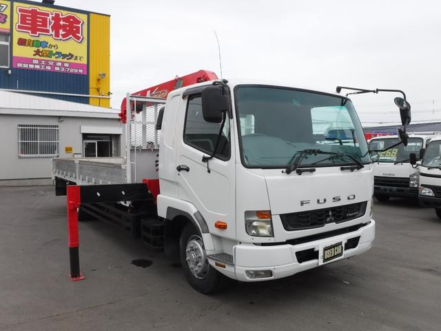 三菱ふそう ファイター 増トン６ ６トン ５段クレーン角足 ワイド超ロング ベッド ユニックの中古車 グーネット中古車