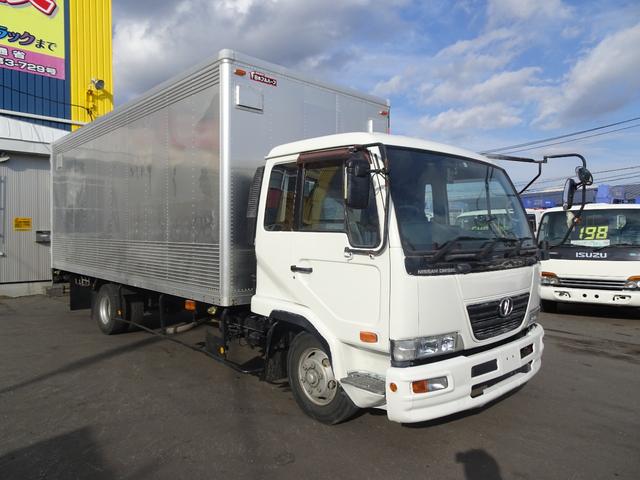 コンドル(日産) ４トン　ワイドロング　箱車　アルミバン　パワーゲート　サイドドア　荷台内寸長さ６３４０ 中古車画像