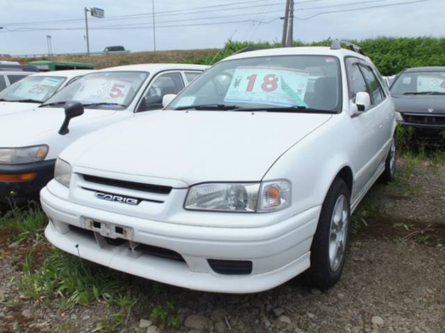 トヨタ スプリンターカリブｓツーリングリミテッド アルミ ｃｄｍｄの中古車 車体価格18万円 1998年式 走行13 2万キロ 車体色ホワイト 北海道帯広市西二十条北２ ２２ 有 金太郎自動車の在庫 グーネット中古車