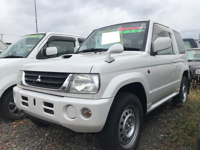 三菱 パジェロミニ４ｗｄ 軽自動車 ホワイト ａｔの中古車 車体価格25万円 00年式 走行14 1万キロ 車体色ホワイト 北海道帯広市西二十条北２ ２２ 有 金太郎自動車の在庫 グーネット中古車