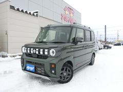 スペーシアギア ハイブリッドXZ ターボ 4WD レーダーブレーキサポート 純正全方位モニター付コネクト対応 フルセグ ハンドル・シートヒーター Bluetooth 両側電動スライドドア 前後センサー オートクルコン LEDヘッドランプ 中古車画像