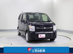 ワゴンR ハイブリッドFX-S 4WD レンタアップ 社外ナビ フルセグTV 衝突軽減サポート Iストップ レーンアシスト シートヒーター ヒーターミラー ステコン クルコン コーナーセンサー ドアバイザー 夏・冬タイヤ 中古車画像