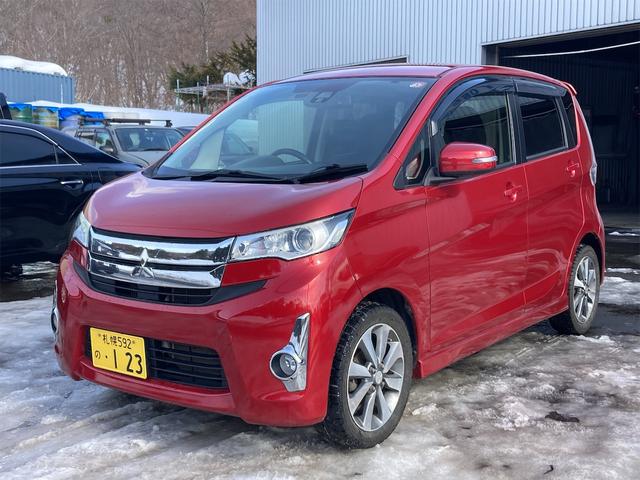 三菱 ｅＫカスタム Ｔ　ｅ−アシスト　４ＷＤ　バックカメラ