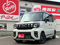 スペーシアギア ハイブリッドXZ 4WD/純正ナビ・TV/360カメラ/両側パワースライドドア/シートヒーター/ステアリングヒーター/電動パーキングブレーキ/衝突軽減ブレーキ/車線逸脱警報/ 中古車画像