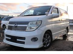 日産　エルグランド　２５０ハイウェイＳブラックレザーナビＥＤ−Ｖ　４ＷＤ　両パワスラ　ナビ