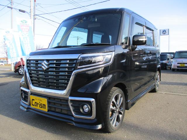 ★スペーシアカスタム入庫しました★ 人気色のブラックです