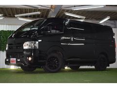 ハイエースバン スーパーGL ダークプライムII 7型/ワンオーナー/ALPINEナビ/ベッドキット/TRDフロントスポイラー/ルームキャリア/シートカバー/社外ツイーター/デジタルミラー/防虫ネット/全方位カメラ/1500Wインバーター 中古車画像