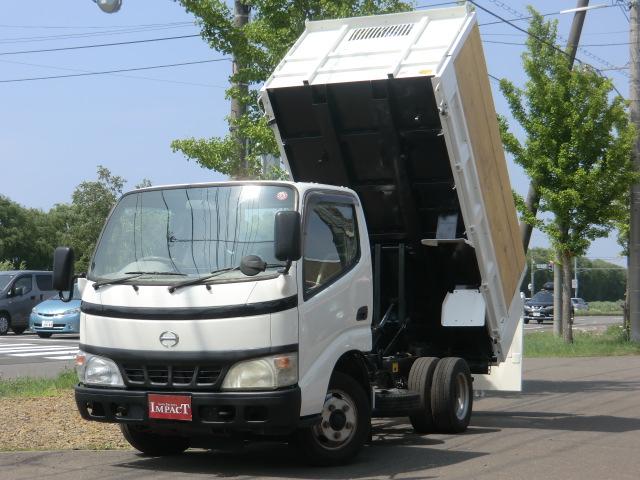 日野 デュトロ ２ｔダンプ全低床 ３面差し枠 深ダンプ 荷台塗装済み ｅｔｃの中古車 グーネット中古車