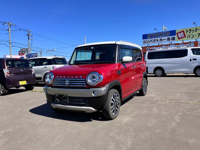スズキ ハスラー ＪスタイルＩＩターボ　デュアルカメラブレーキサポート　フルタイム４ＷＤ　スマートキー