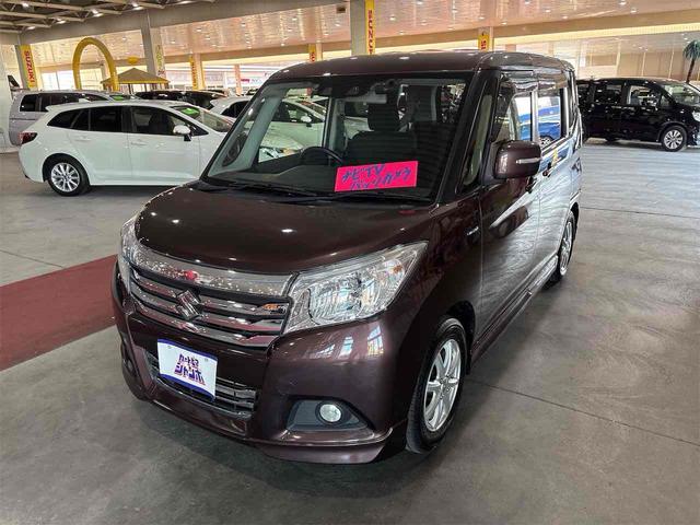 ハイブリッドＭＺ　４ＷＤ　ＥＴＣ　バックカメラ　ナビ　両側電動スライドドア　クリアランスソナー　オートクルーズコントロール　衝突被害軽減システム　アルミホイール　ＨＩＤ　スマートキー　アイドリングストップ