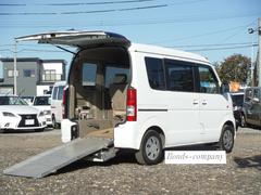 スズキ　エブリイワゴン　　車いす移動車４ＷＤ　後部電動固定　パワーウインドウ