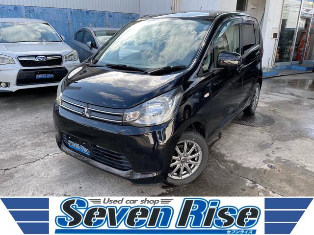 ｅＫワゴン(三菱) Ｍ　保証付　最長３年保証　事故無　Ｔチェーン　社外ＳＤナビ　ＣＤ 中古車画像