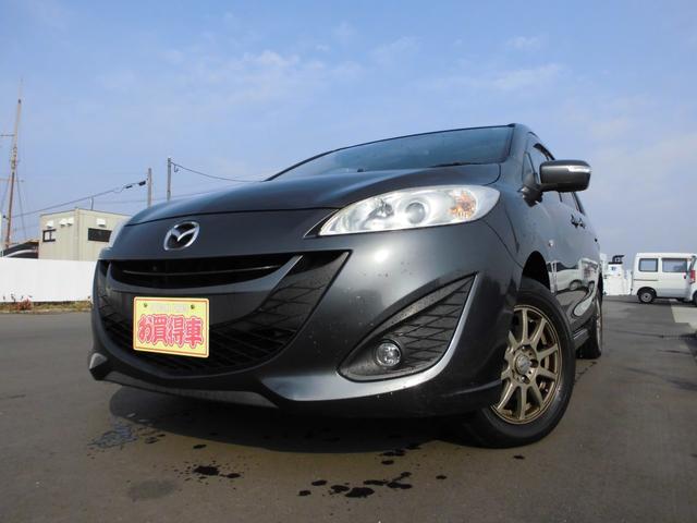 プレマシー(マツダ) ２０Ｓ　ＡＴ　切替４ＷＤ　ＰＷスライドドア　AftermarketＳＤナビ／フルセグＴＶ　ＢＴ接続可　Ｂカメラ　フリップダウンモニター　ＨＩＤ　夏冬タイヤアルミセット　ユーザー買取車 中古車画像