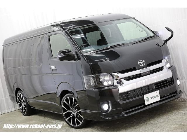 トヨタ ハイエースワゴンワゴンｇｌ 新車コンプリートデモカー ２０インチ ローダウンの中古車 車体価格448万円 19 令和1 年式 走行100キロ 車体色２０９ ブラックマイカ 北海道札幌市東区北３５条東２６丁目３番１８号 株式会社 リブートの在庫 グーネット中古車