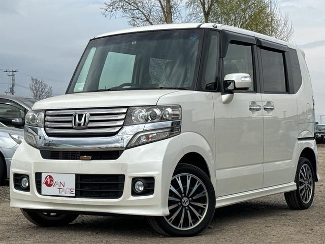 Ｎ−ＢＯＸカスタム(ホンダ) Ｇ　ターボＳＳパッケージ　４ＷＤ　バックカメラ　両側電動スライドドア　ナビ　ＴＶ 中古車画像