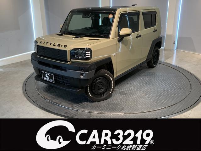 タフト Ｘ　４ＷＤ　ＤＡＭＤ．ＬＩＴＴＬＥ．Ｄフェイスキット　１インチリフトアップ　ガラスルーフ　純正スターター　アルパインディスプレイオーディオ　バックカメラ　Ａｐｐｌｅｃａｒｐｌａｙ（1枚目）