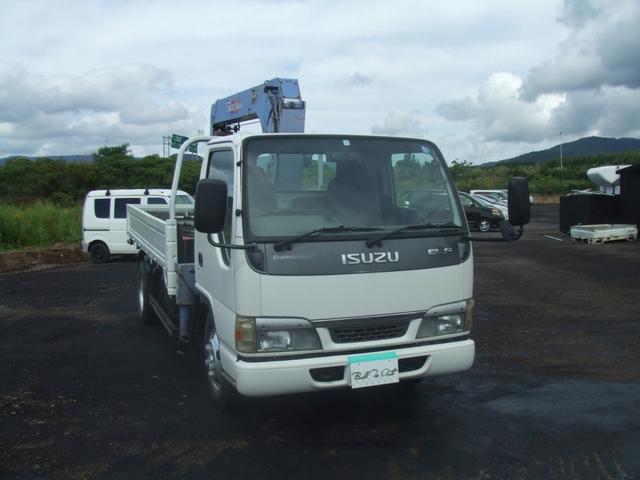 エルフトラック(いすゞ) タダノ　３段ユニック　夏タイヤ冬タイヤホイール付き 中古車画像