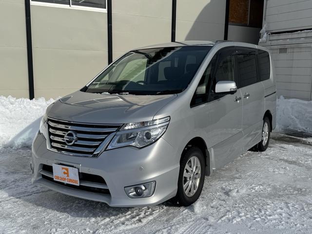 ハイウェイスター　アドバンスドセーフティパッケージ　４ＷＤ　車検整備付き　ナビ　フルセグＴＶ　バックカメラ　サイドカメラ　アラウンドビューモニター　両側パワースライドドア　エマージェンシーブレーキ　クルーズコントロール　ＥＴＣ　３列シート８人乗り