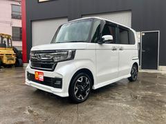 N-BOXカスタム Lターボ 4WD 純正ナビ バックカメラ 両側パワースライドドア ハーフレザーシート 電子パーキング 中古車画像