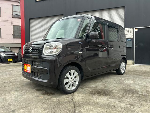 スペーシア(スズキ) ハイブリッドＧ　４ＷＤ　社外ナビ　ＴＶ　Ｂｌｕｅｔｏｏｔｈ　両側スライドドア　スマートキー 中古車画像