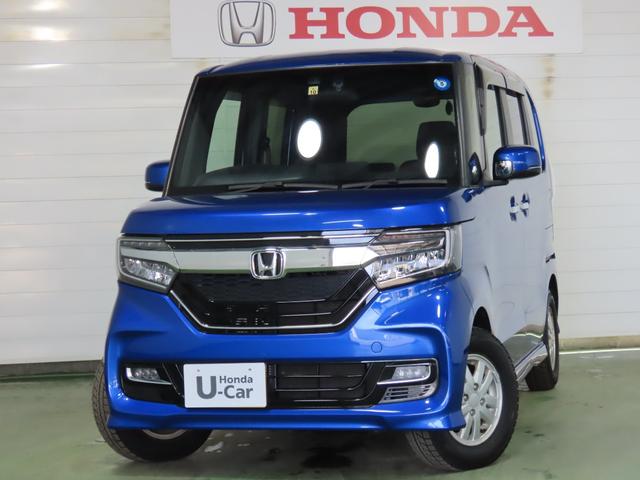 ホンダ Ｎ－ＢＯＸカスタム Ｇ・Ｌホンダセンシング　サポカーＳナビドラレコ４ＷＤ　メモリーナビ　ＥＴＣ　バックカメラ　両側スライド・片側電動　アルミホイール　フルセグ　シートヒーター　オートクルーズコントロール　アイドリングストップ　衝突防止システム