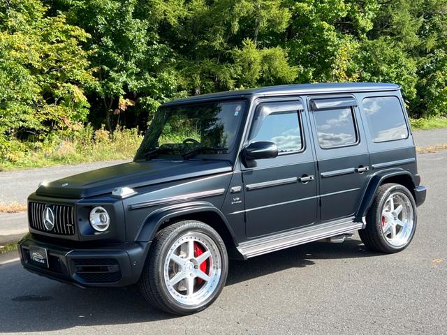 メルセデスＡＭＧ Ｇクラス Ｇ６３　レザーエクスクルーシブＰＫＧ　右Ｈ　ワンオーナー禁煙車　ＢＣフォージド２２インチ　コンピューターチューニング６７５ＰＳ仕様　ｉｉＤｘＨＡＬローダウンスプリング　本国ＡＭＧ４本出しマフラー